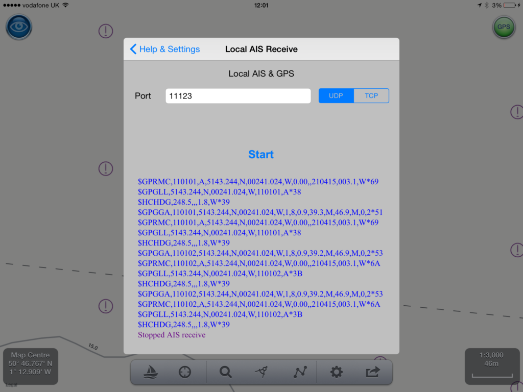 ipad tethering gps